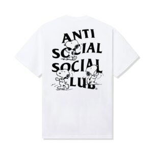 ASSC x Peanuts Feeling Funny Tee White Back