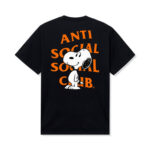 ASSC x Peanuts Snoopy Logo Tee Black Back