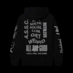 ASSC x Undefeated Schizophrenia Hoodie black