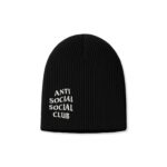 ASSC x Peanuts Happiness Is A Sad Song No Fold Beanie Black Front